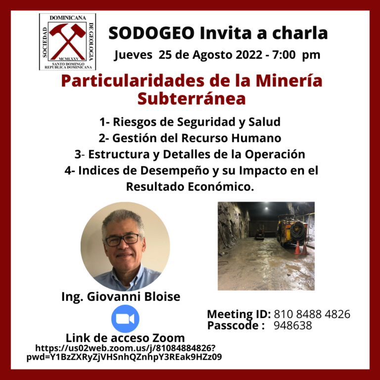 Particularidades de la Minería Subterránea