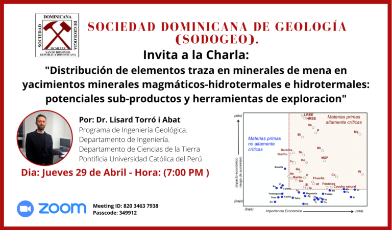 Distribución de elementos traza en minerales de mena