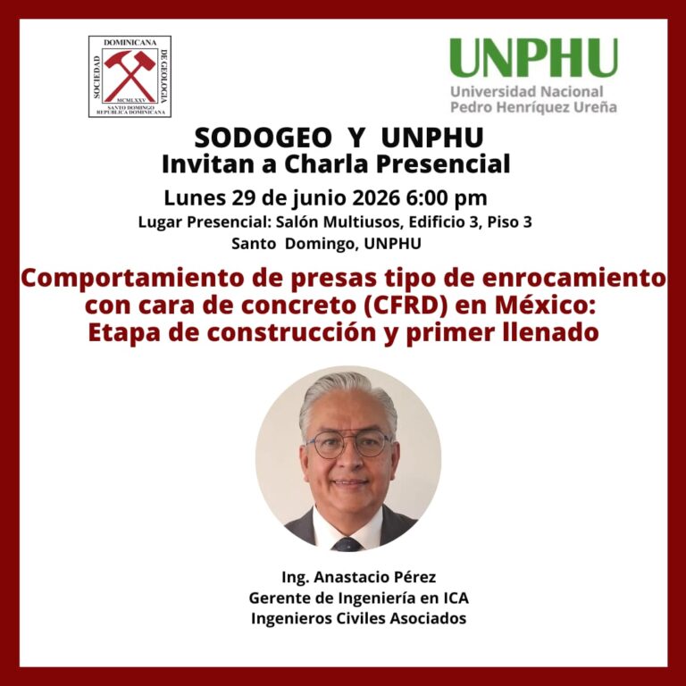 Charla presencial “Comportamiento de presas tipo de enrocamiento con cara de concreto (CFRD) en México